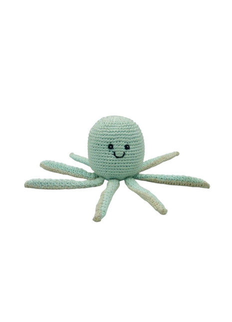 Octopus Rattle - Light Turquoise