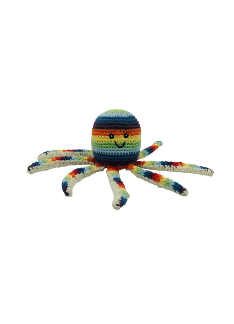 Octopus Rattle - Rainbow
