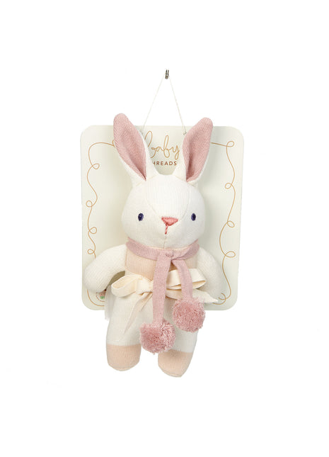 Hochet lapin crème Baby Threads