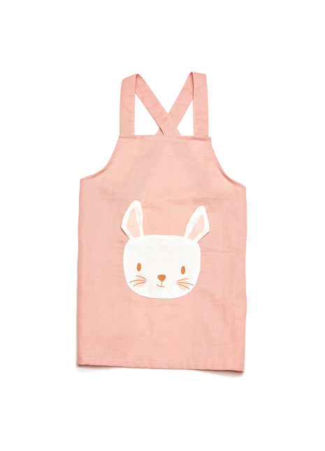 Tablier en lin lapin
