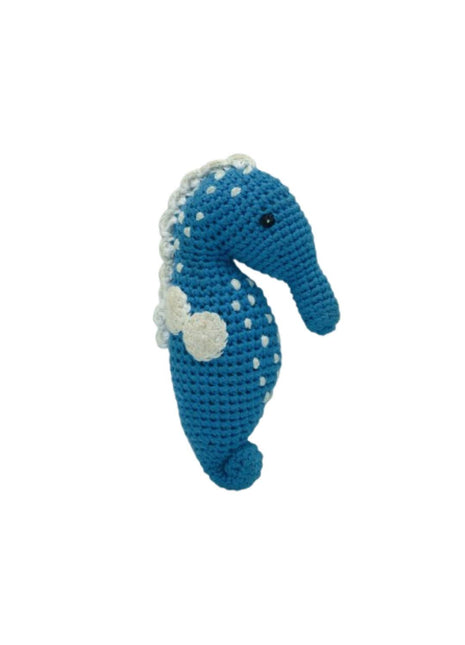 Seahorse Rattle - Blue