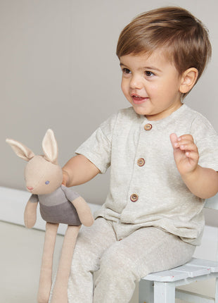 Baby Threads Taupe Bunny