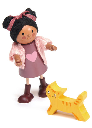 Ayana and Her Cat