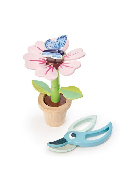 Ensemble de pots de fleurs en fleurs